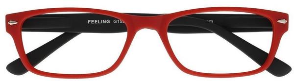 I NEED YOU Lesebrille Feeling +2.50 DPT schwarz-rot