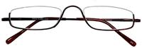 I NEED YOU Lesebrille Eagle von Lensspirit SPH: 1.00 Farbe: rot, 1 Stück