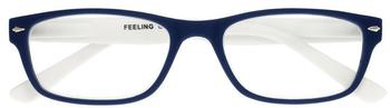 I NEED YOU Feeling, blau-weiss Kunststoff-Lesebrille Dioptrien, +02.50 )