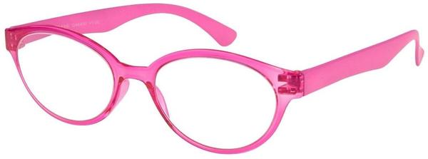 I NEED YOU Marlene Pink, Retro-Kunststoffbrille Dioptrien +03.00)