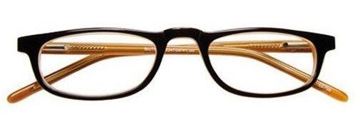 I NEED YOU Butler Braun-Orange, Acetatbrille Dioptrien +03.00)