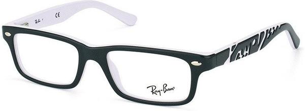 Ray-Ban Junior top black on white (RY1535 3579)