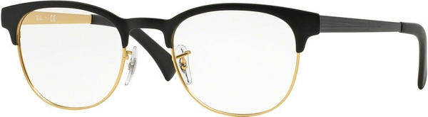 Ray-Ban RX6317 2833 (top black on matte gold)