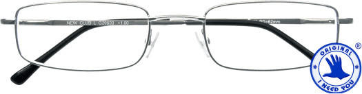 I NEED YOU Lesebrille Club L1.00 Stück4.00 DPTsilber,