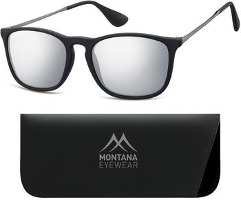 Montana Eyewear Sunoptic MS34 Sonnenbrille in schwarz aus Kunststoff, inklusive Softetui