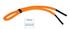 nasenfahrrad24 schwimmfähiges Brillenband mit Tube-Endstück orange