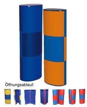 Logic Zauber Medium blau, orange & hellblau Etui