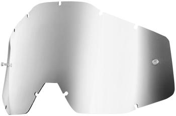 100% RACECRAFT/ACCURI/STRATA Replacement Lens Silver Mirror