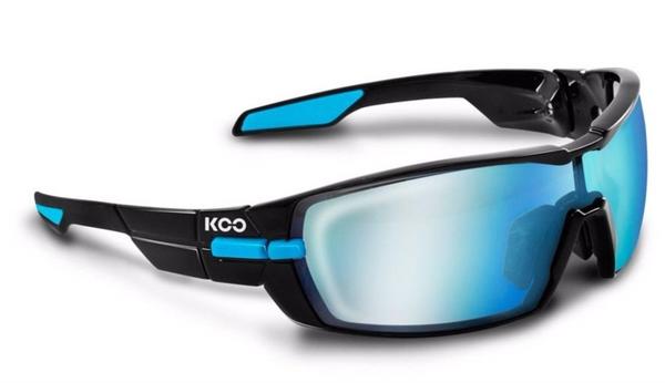 Kask KOO Open (black-light blue/bluesky + clear)
