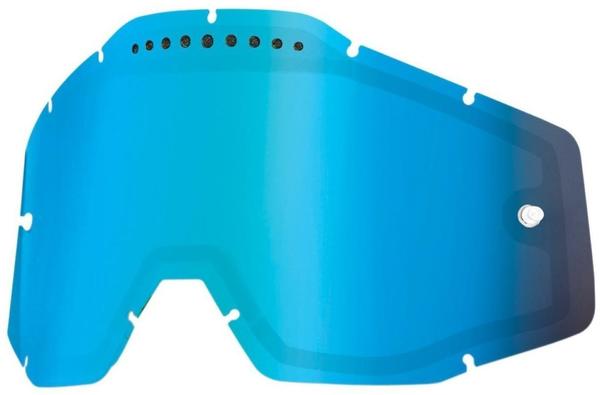 100% Vented Dual Mirror Replacement Lenses blue Brillenzubehör