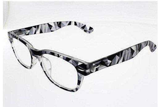 I NEED YOU Woody Crazy schwarz Kunststoff-Lesebrille (Dioptrien: +02.00