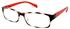 Lensspirit Lesebrille Smile +2.50 DPT braun rot