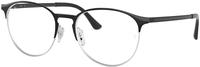 Ray-Ban RX6375 Unisex-Brille inkl. Gl&auml;ser Vollrand Panto Metall-Gestell...
