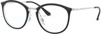 Ray-Ban RX7140 Unisex-Brille inkl. Gl&auml;ser Vollrand Panto Kunststoff-Gestell