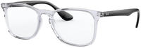 Ray-Ban RX7074 Unisex-Brille inkl. Gl&auml;ser Vollrand Quadratisch...