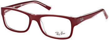 Ray-Ban RX5268 5738 (top bordeaux on transparent)