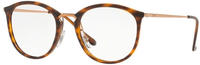 Ray-Ban RX7140 Unisex-Brille inkl. Gl&auml;ser Vollrand Panto Kunststoff-Gestell