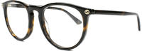 Gucci GG0027O Damen-Brille inkl. Gl&auml;ser Vollrand Rund Acetat-Gestell 50/20/140,