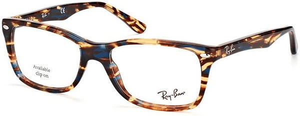 Ray-Ban RX5228 5711 (spotted blue/brown/yellow)