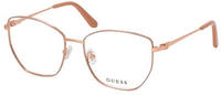 Guess GU2825 Unisex-Brille inkl. Gl&auml;ser Vollrand Quadratisch Metall-Gestell