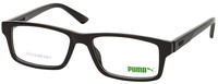 Puma PU0431O Unisex-Brille inkl. Gl&auml;ser Vollrand Quadratisch Kunststoff-Gestell