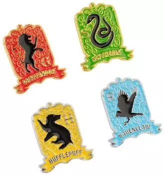 Erik Harry Potter Hogwarts Houses Pin-Set, 4-teilig (SET4P002)