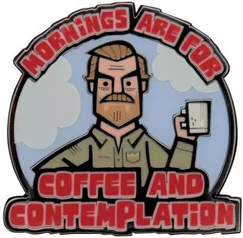 Fanattik Stranger Things Hopper Limited Edition Pin Badge, Metall, 45x45mm
