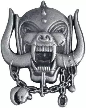 Motörhead Metal Warpig Pin, grau, Zinklegierung