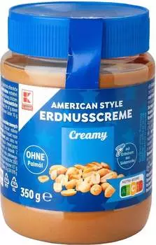 Kaufland K-Classic American Style Erdnusscreme Creamy (350 g)