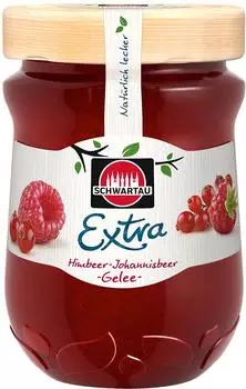 Schwartau Extra Himbeer-Johannisbeer Gelee (8x340g)