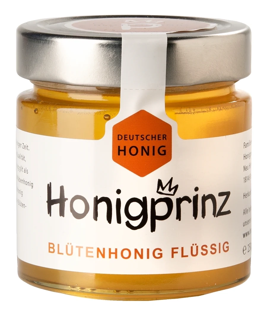 Honigprinz Deutscher Honig Blütenhonig flüssig Honigprinz Deutscher Honig Blütenhonig flüssig