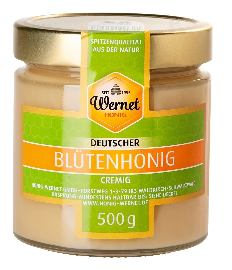 Wernet Deutscher Blütenhonig cremig Wernet Deutscher Blütenhonig cremig