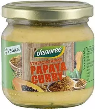 Dennree Streichcreme Papaya Curry