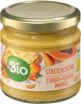 Dm Bio Streichcreme Curry-Papaya Mango