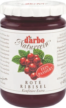 Darbo Naturrein Rote Ribisel Konfitüre Extra 450g