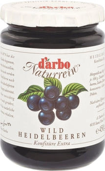 Darbo Naturrein Wildheidelbeeren Konfitüre extra 450g