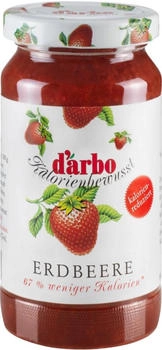 Darbo Kalorienbewusst Erdbeere Konfitüre 220g