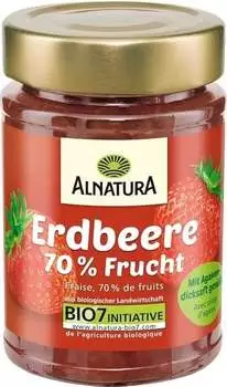 Alnatura Erdbeere, 70 % Frucht