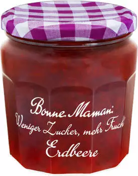 Bonne Maman Erdbeere, weniger Zucker, mehr Frucht