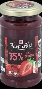 K-Favourites Erdbeere, 75 % Frucht