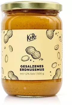 KoRo Gesalzenes Erdnussmus 500 g