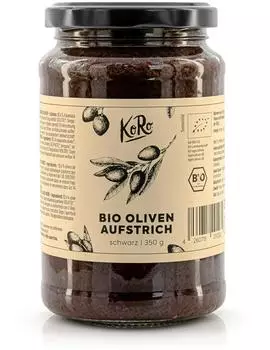 KoRo Bio Oliven Aufstrich schwarz 350 g
