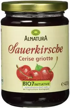 Alnatura Bio Fruchtaufstrich Sauerkirsche 420 g