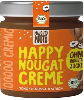 Naughty Nuts Bio Happy Nougat Creme 250 g