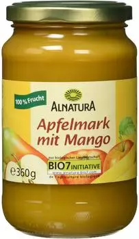 Alnatura Bio Apfelmark mit Mango 360g