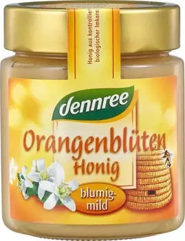 dennree Orangenbl&uuml;tenhonig bio