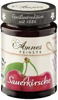 Annes Feinste Sauerkirsch Konfit&uuml;re extra Bio 225g
