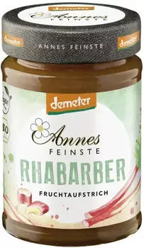 Annes Feinste Rhabarber Fruchtaufstrich demeter
