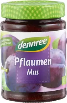 dennree Pflaumenmus Bio 340g
