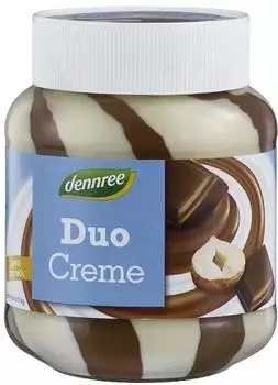 dennree Milch- & Nuss Nougat Duo Creme Bio 400g